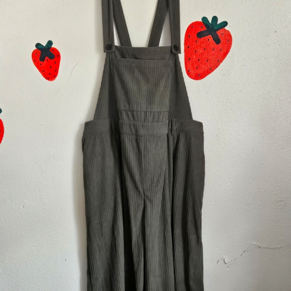 NWT Army Green Cider Overalls